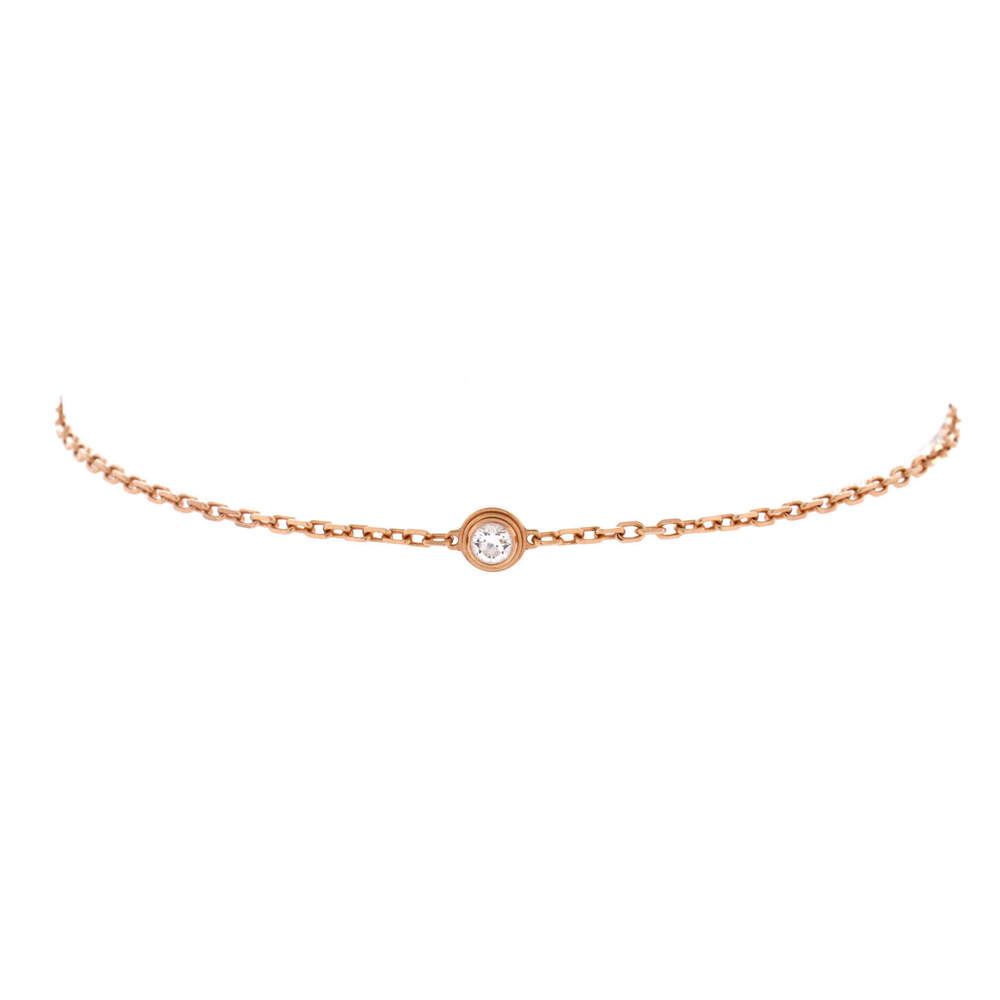 Cartier Small D'Amour Bracelet 18K Rose Gold and Diamond